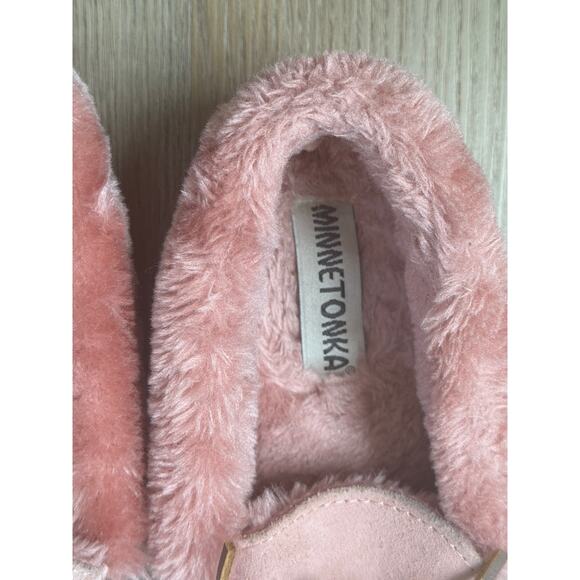 Minnetonka Camp Collar Moc‎ in Pink Blush Size 7 - Picture 5 of 9